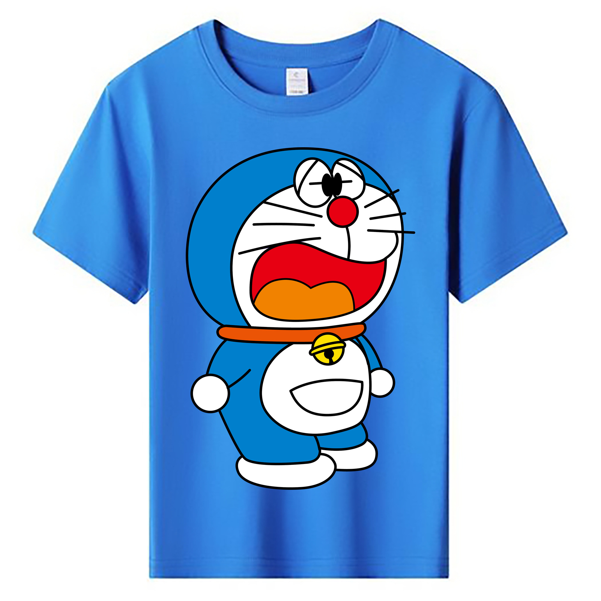 （画像用） ドラえもん Doraemon 綿100％キッズTシャツ（フロントプリント）